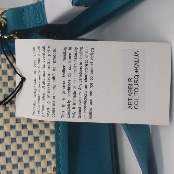 963- Divina Firenze Crossbody Bag Genuine Italian Leather Detachable NWT - Picture 9 of 11